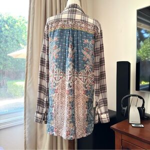 Johnny Was Anderson Plaid Button Shirt 3J Workshop